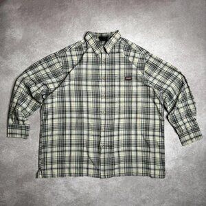 Dickies Plaid Button Up Shirt